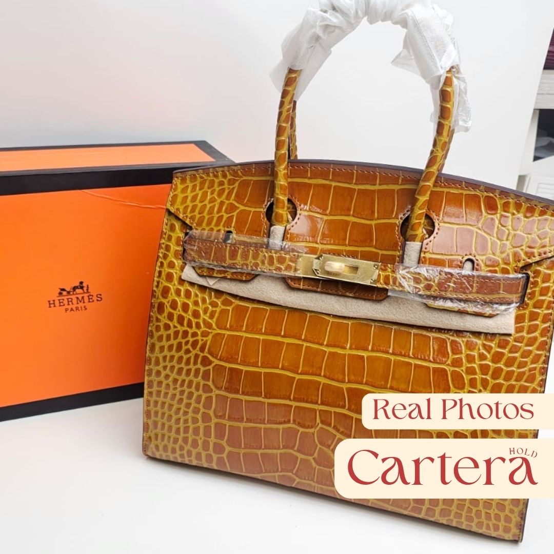 Hermes Birkin Crocodile Embossed