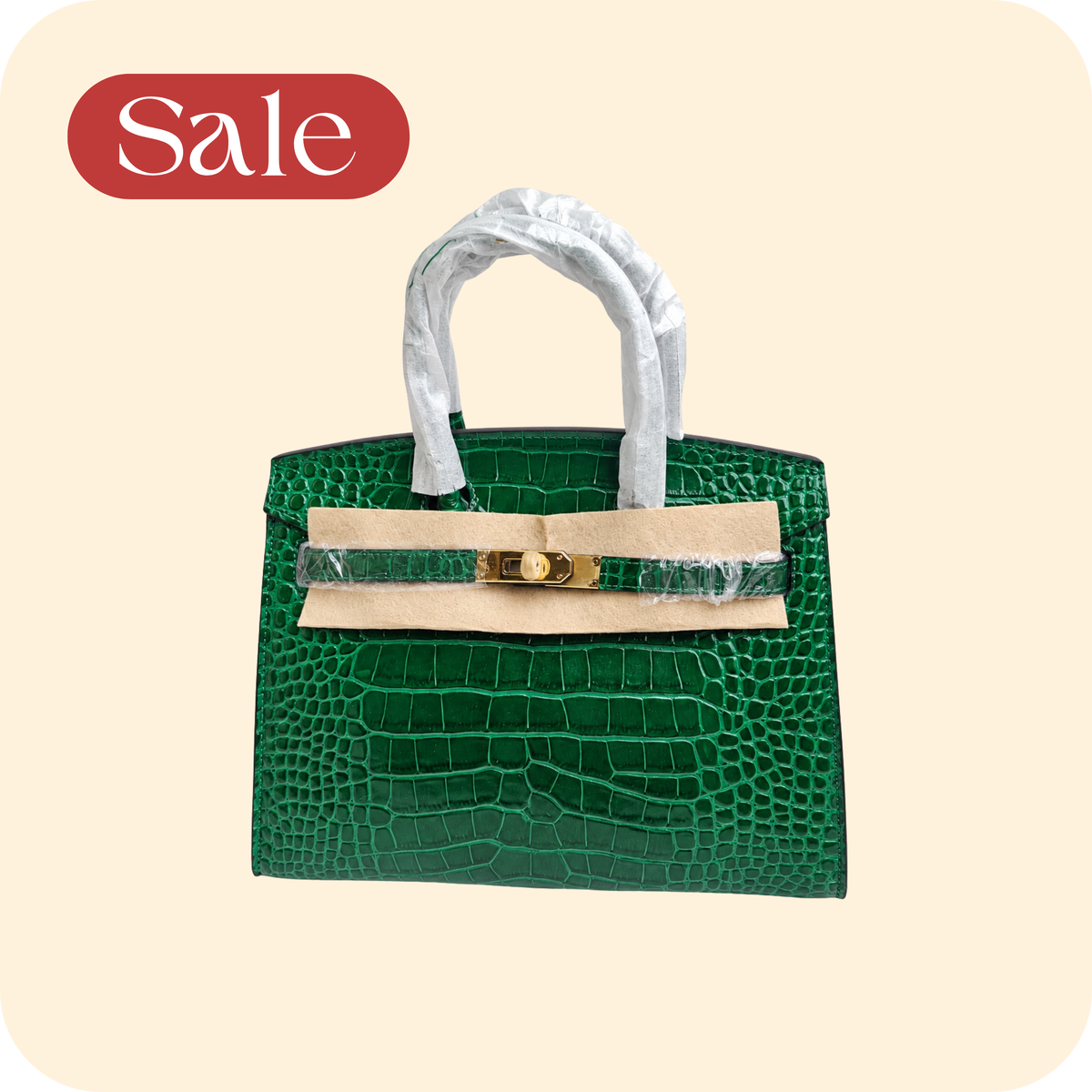 Hermes Birkin Crocodile Embossed