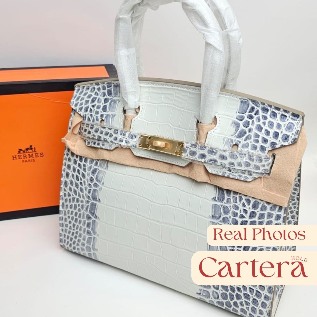 Hermes Birkin Crocodile Embossed