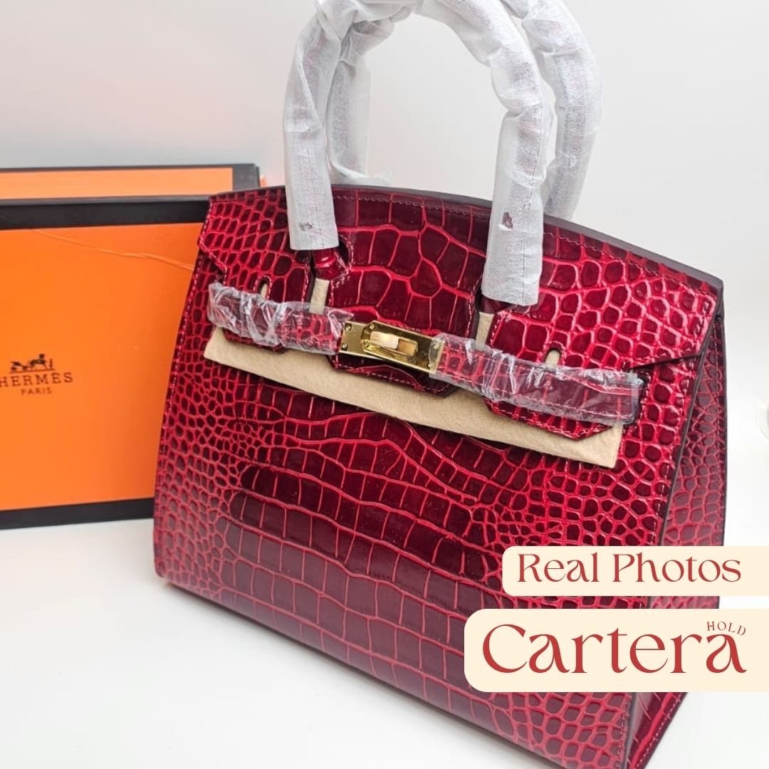 Hermes Birkin Crocodile Embossed
