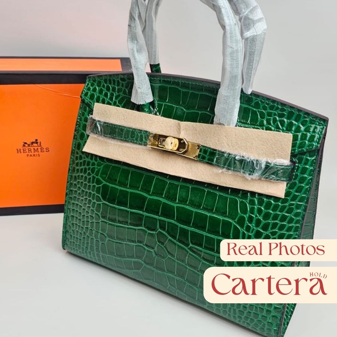 Hermes Birkin Crocodile Embossed