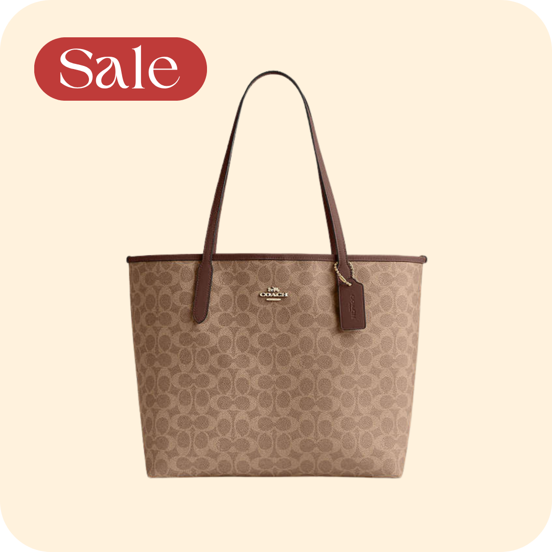 Coach City Tote Bag Signature